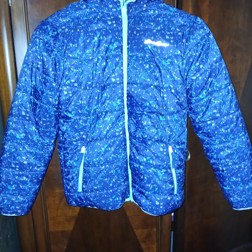 Eddie Bauer Teal and Navy Reversible Jacket